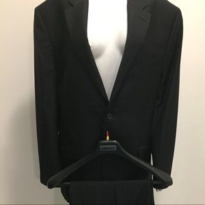Dkny striped men's suit.